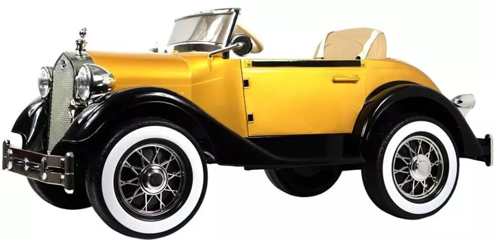 Детский электромобиль X005XX черно-золотой