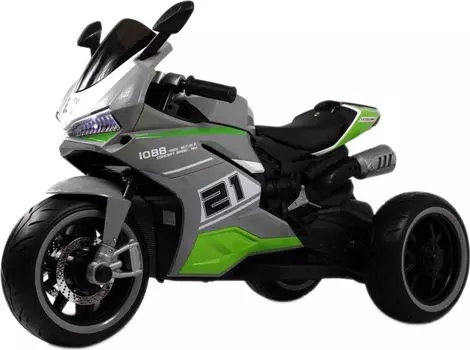 Детский электромотоцикл RiverToys C005MC серый