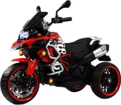 Детский электромотоцикл RiverToys М008БХ красный