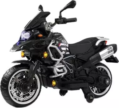 Детский электромотоцикл RiverToys М009БХ серый