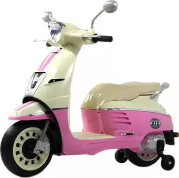 Детский электромотоцикл RiverToys Z222ZZ розовый