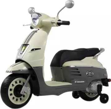 Детский электромотоцикл RiverToys Z222ZZ серый