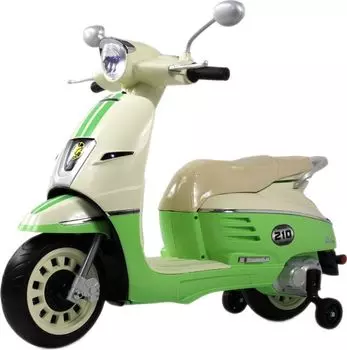 Детский электромотоцикл RiverToys Z222ZZ зеленый