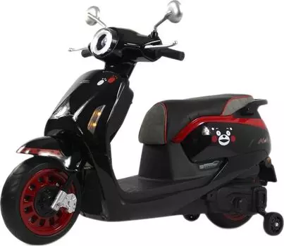 Детский электромотоцикл RiverToys Z555ZZ черный