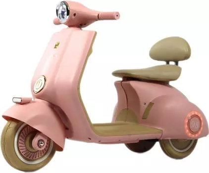 Детский электроскутер RiverToys K444PX-A розовый