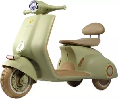 Детский электроскутер RiverToys K777PX-A зеленый