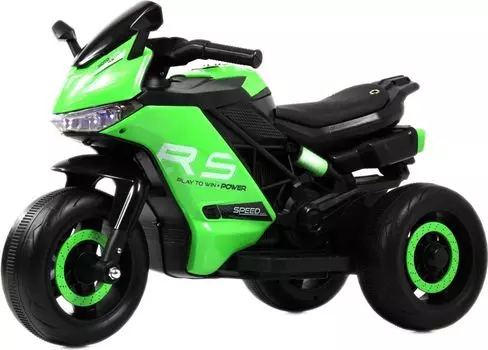 Детский электротрицикл RiverToys K002PX зеленый