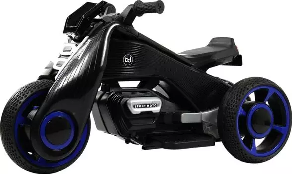 Детский электротрицикл RiverToys K333PX черный