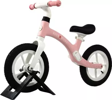 Детский беговел RiverToys (HB-001) (розовый)