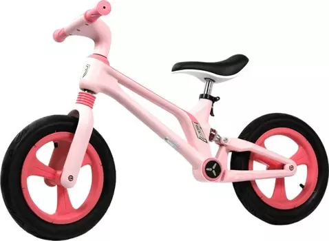 Детский беговел RiverToys (М002БХ) (розовый)