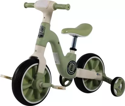 Детский беговел-велосипед RiverToys (HB-318) (зеленый)