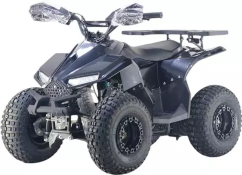 Детский квадроцикл RiverToys (LEON-49CC-CARBON) карбон