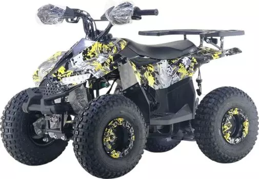 Детский квадроцикл RiverToys (LEON-49CC-YELLOW-SPECIAL) желтый Special