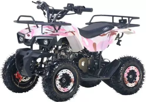 Детский квадроцикл RiverToys (TIGER-PINK-CAMOUFLAGE) розовый камуфляж