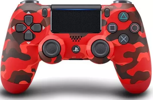 Геймпад Sony DualShock 4 V2 Red Camouflage (красный камуфляж)