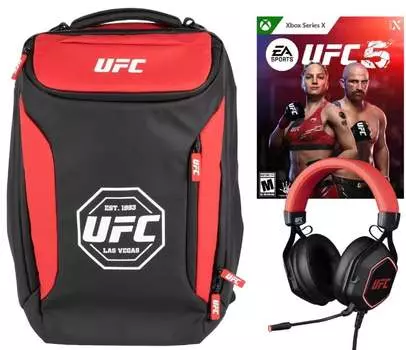 ИгроПак Konix для XBOX Series X: EA Sports UFC 5 + рюкзак + гарнитура