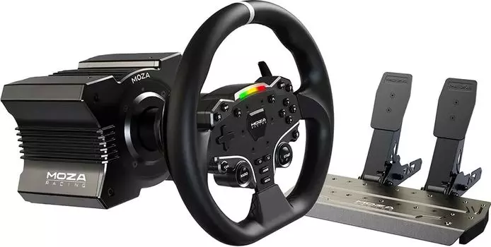 Игровой руль MOZA R5 Bundle (R5 Base, ES Wheel, SR-P Lite double Pedals?R5 Table Clamp) RS20