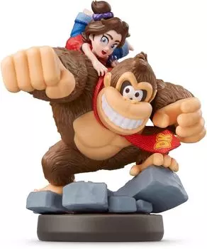 Интерактивная фигурка amiibo Донки Конг и Паулина (Donkey Kong Bananza Series)