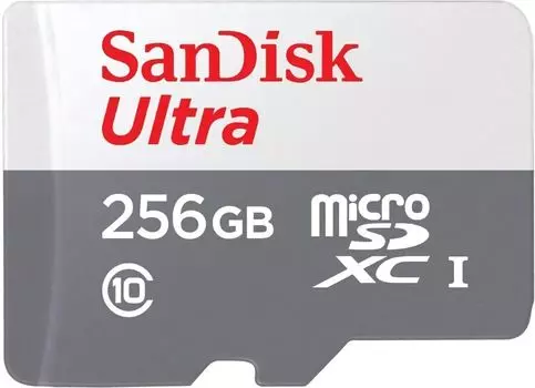 Карта памяти MicroSD 256Gb SanDisk Ultra Class 10