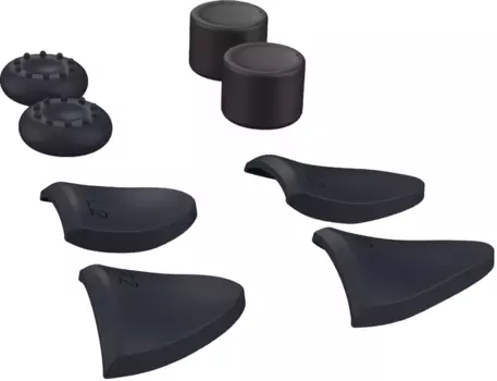 Комплект Trigger Kit: 4 накладки на стики + 4 накладки на триггеры геймпада Sony Dualsense (чёрные) TP5-0513