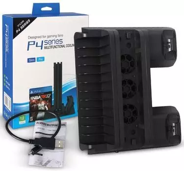 Многофункциональный стенд (подставка) 5в1 для PS4 Slim/Pro (TP4-882)