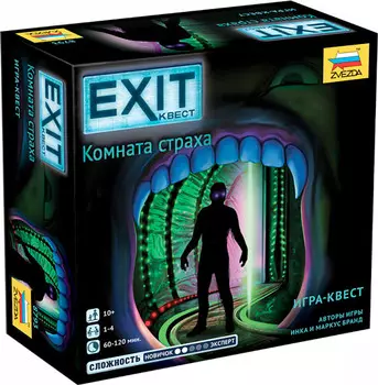 Настольная игра ZVEZDA EXIT- Квест: Комната страха (ZV-8793)