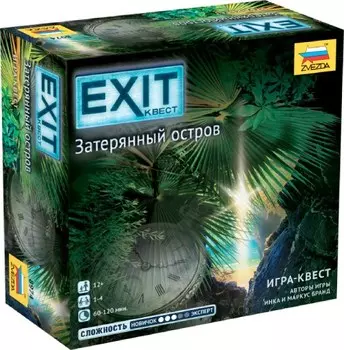 Настольная игра ZVEZDA EXIT- Квест: Затерянный остров (ZV-8974)