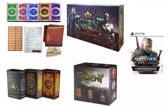 Настольная карточная игра Гвинт + Дополнение + игра Ведьмак 3: Дикая охота.Полное издание.