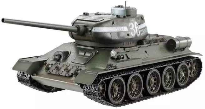 Р/У танк Taigen 1/16 T34-85 (СССР) (для ИК танкового боя) V3 2.4G (зеленый), TG3909-1G-IR3.0