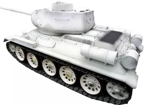 Р/У танк Taigen 1/16 T34-85 (СССР) (для ИК танкового боя) V3 2.4G (зимний), TG3909-1S-IR3.0