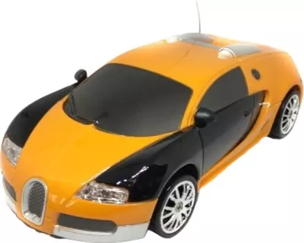 Радиоуправляемая модель для дрифта HuangBo Toys Bugatti Veyron 4WD 1к24 (666-227-ORANGE)