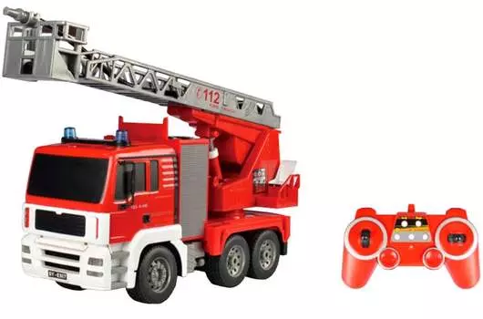 Радиоуправляемая модель Double Eagle пожарная машина брызгает водой (1к20) (E567-003)
