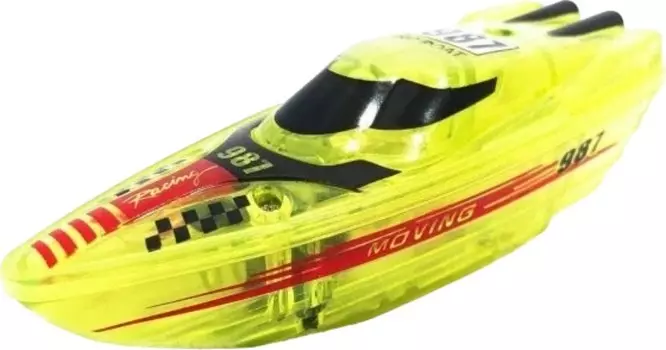 Радиоуправляемая модель Happy Cow катер Mini boat 987 (жёлтый)