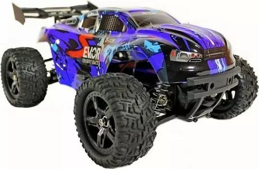 Радиоуправляемая трагги Remo Hobby S EVO-R Brushless (синяя) 4WD 2.4G 1/16 RTR (E594-003)