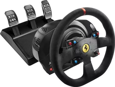 Руль Thrustmaster T300 Ferrari Integral Rw Alcantara EU + педали
