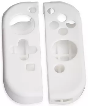 Силиконовые чехлы OIVO для 2-х контроллеров Joy-Con (белые)