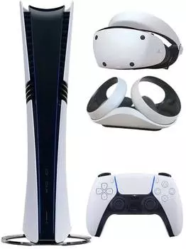 Sony PlayStation 5 Pro (PS5 Pro, EU) + Sony PlayStation VR2 + зарядная станция для VR