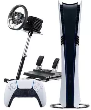 Sony PlayStation 5 Pro (PS5 Pro, EU) + DD Pro (8 Nm) + cтойка для руля