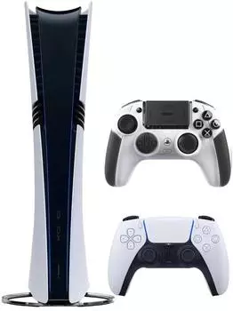 Sony PlayStation 5 Pro (PS5 Pro, EU) + 2-й геймпад (Nacon Revolution 5 Pro White)