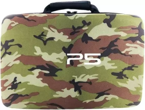 Сумка-переноска для PS5 и DualSense Camo Brown