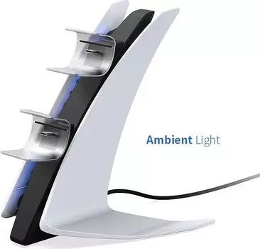 Вертикальная зарядная станция DOBE для 2-х геймпадов Sony Dualsense (TP5-0557)