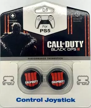 Высокие накладки на стики FPS Call of Duty Black OPS III для геймпада DualSense (чёрный)