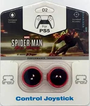Высокие накладки на стики FPS Spider Man Miles Morales для геймпада DualSense