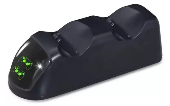 Зарядная станция c индикатором заряда для 2-х DualShock 4 (TP4-889)