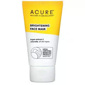 Acure, осветляющая косметическая маска для лица, 50 мл (1,7 жидк. унции)