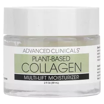 Advanced Clinicals, Plant Based Collagen, Multi-Lift Moisturizer, 2 fl oz (59 ml)