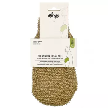 AfterSpa, Очищающие сизалевые рукавицы, 1 рукавицы