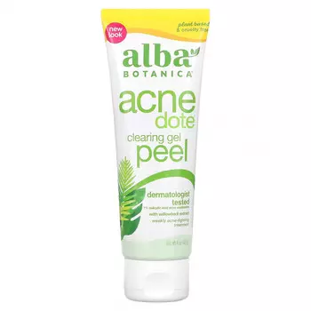 Alba Botanica, Очищающий гель-пилинг от акне, 113 г (4 унции)