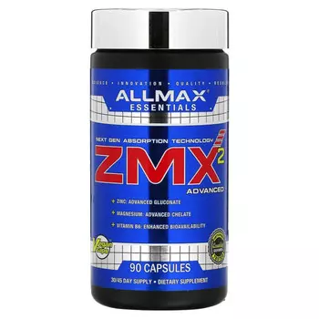 ALLMAX Nutrition, ZMX2, хелат магния с улучшенной усвояемостью, 90 капсул