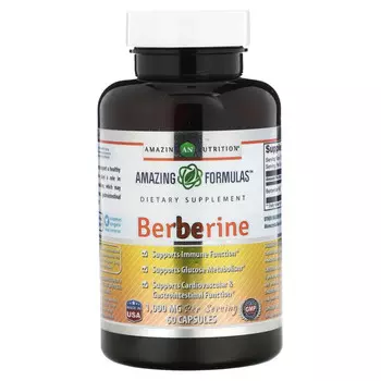 Amazing Nutrition, берберин, 500 мг, 60 капсул